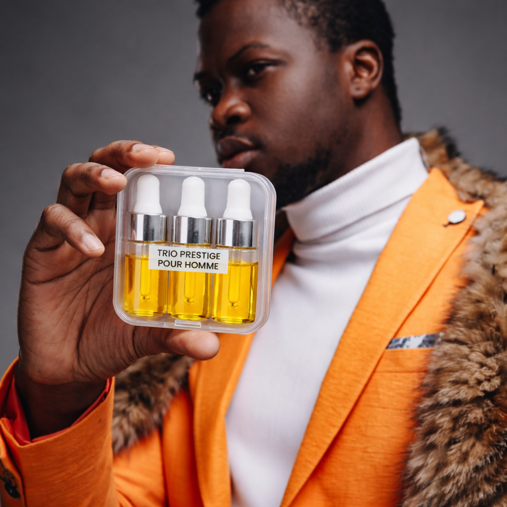 Pack d'huiles parfumées Trio  Prestige Pour Homme 3 x 3 ml ( Sélection Premium )