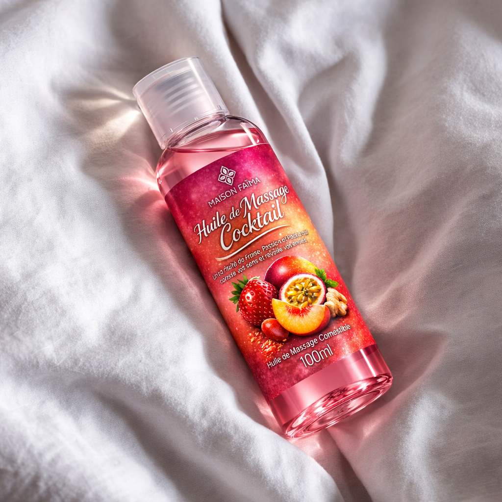 Huile de Massage Cocktail Comestible–100 ml