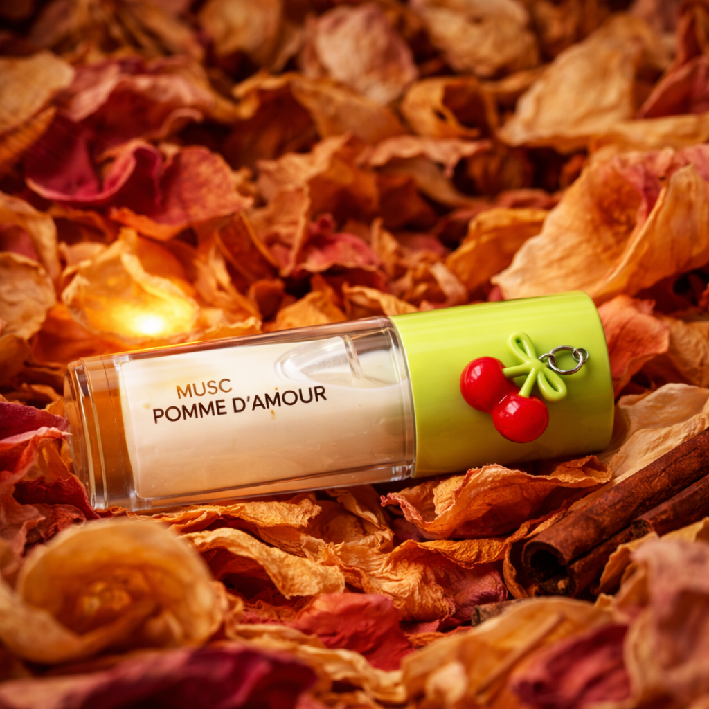 Musc Pomme d’Amour 6 ml – Fragrance Fruitée Gourmande et Séduisante