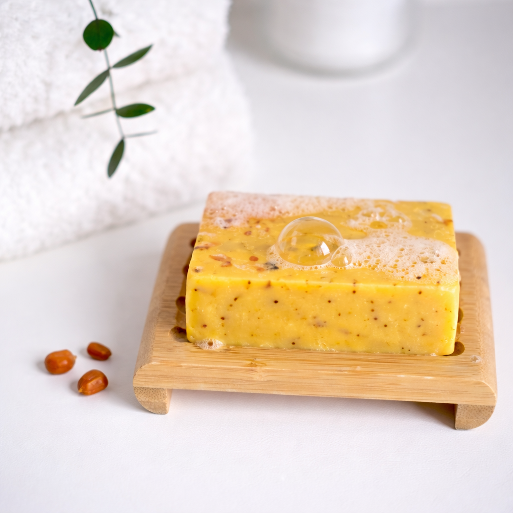 Savon Abricot 240 g – Savon Nettoyant Naturel Purifiant et Rafraîchissant pour le Corps