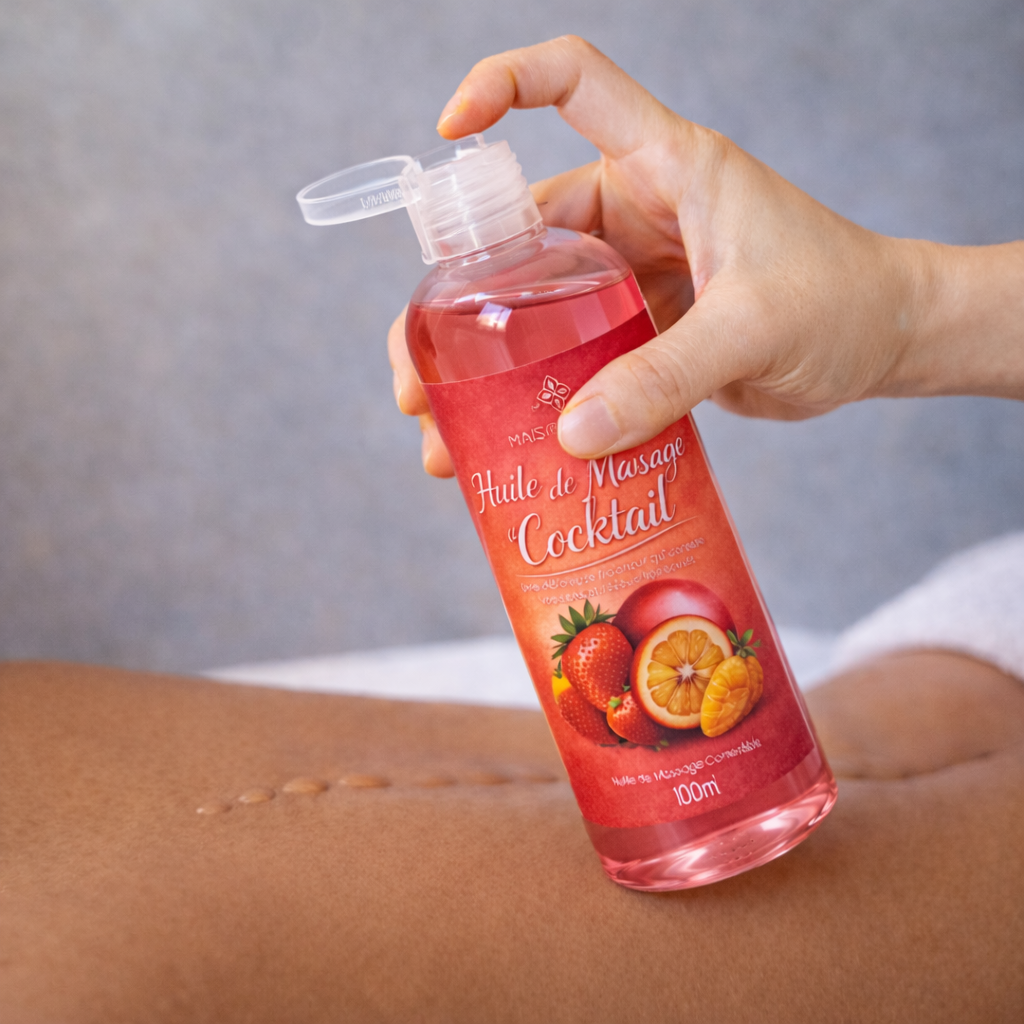 Huile de Massage Cocktail Comestible–100 ml