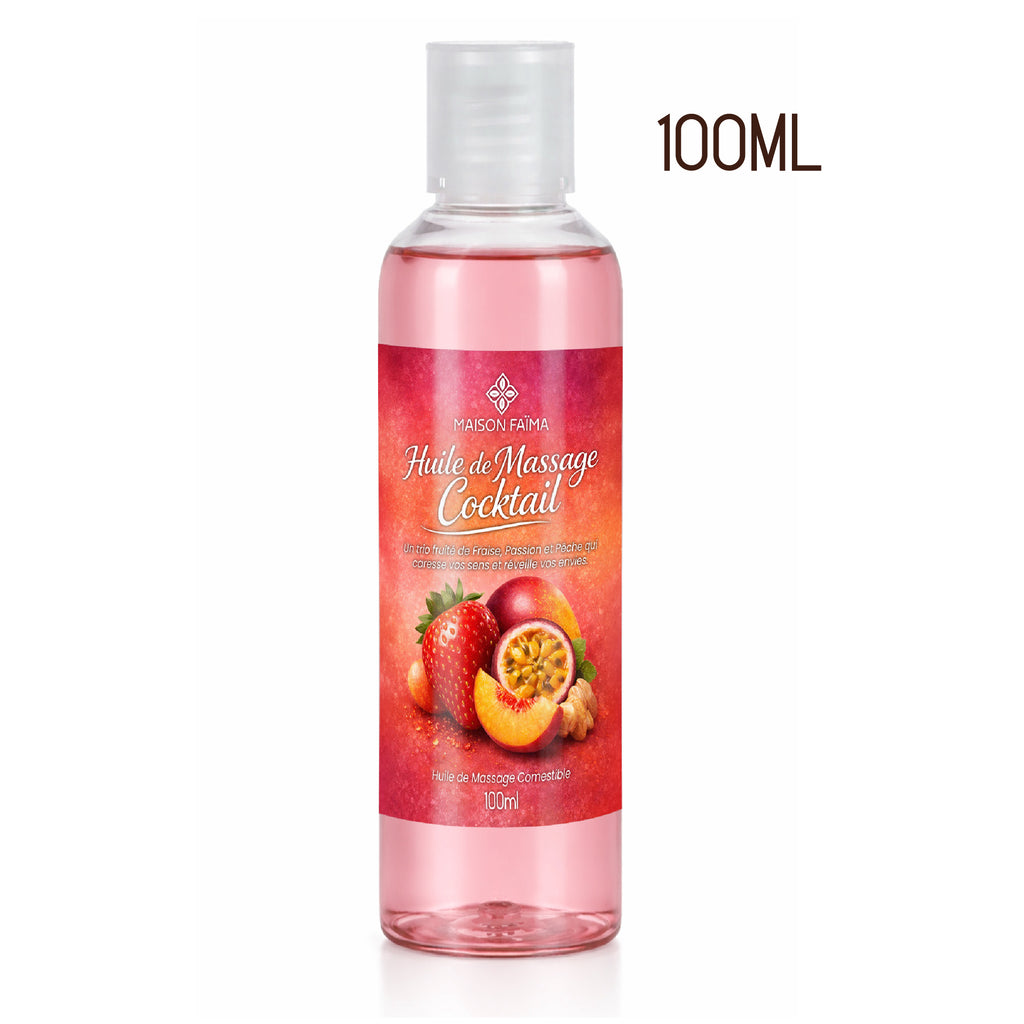 Huile de Massage Cocktail Comestible–100 ml